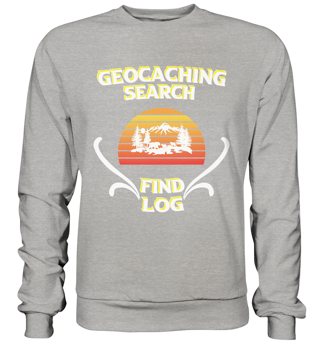 Geocaching, Suchen, Finden und Log, Geocache - Basic Sweatshirt