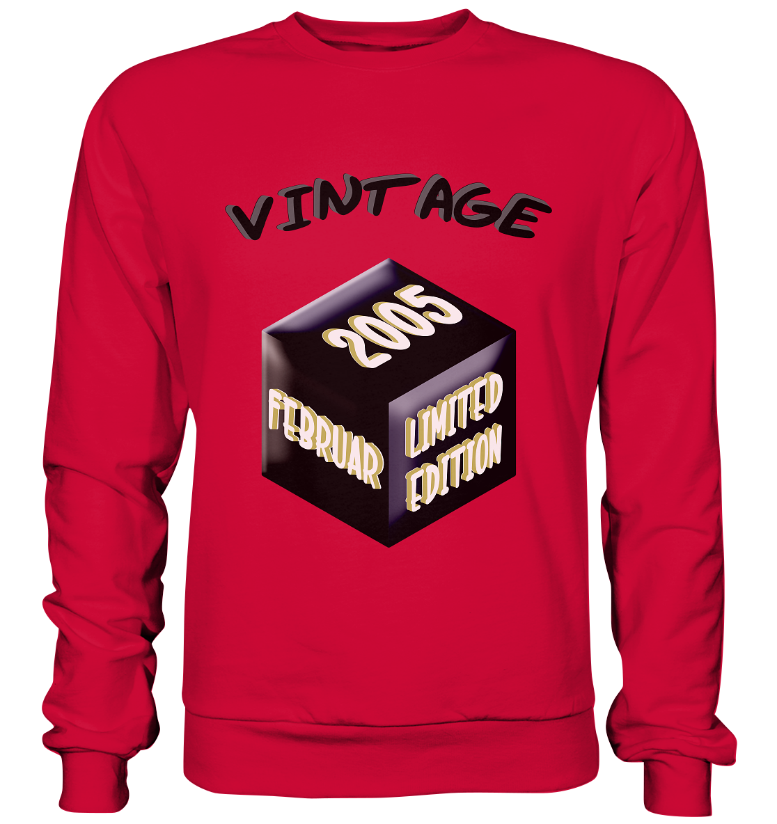 Vintage 2005 FEB Limited Edition, Geschenk zum 18 - Basic Sweatshirt