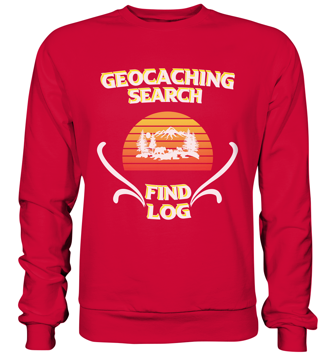 Geocaching, Suchen, Finden und Log, Geocache - Basic Sweatshirt