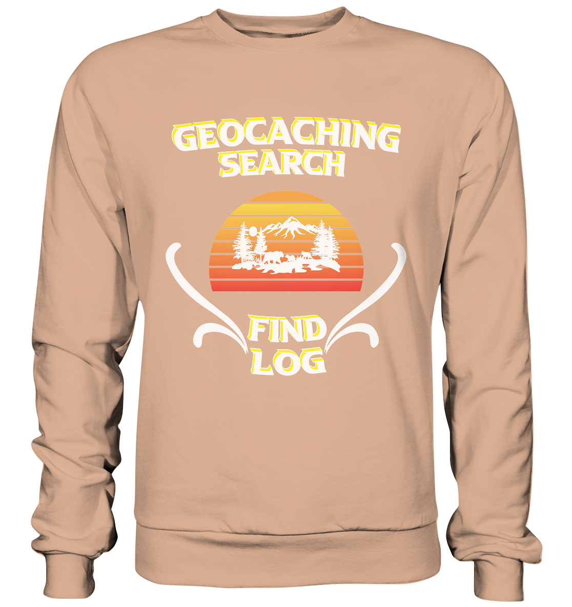 Geocaching, Suchen, Finden und Log, Geocache - Basic Sweatshirt