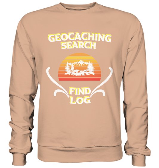 Geocaching, Suchen, Finden und Log, Geocache - Basic Sweatshirt