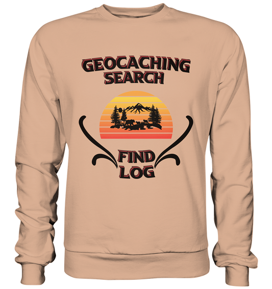 Geocaching, Suchen, Finden und Log, Geocaches - Basic Sweatshirt