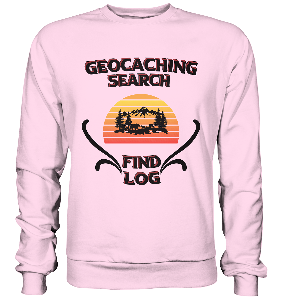 Geocaching, Suchen, Finden und Log, Geocaches - Basic Sweatshirt