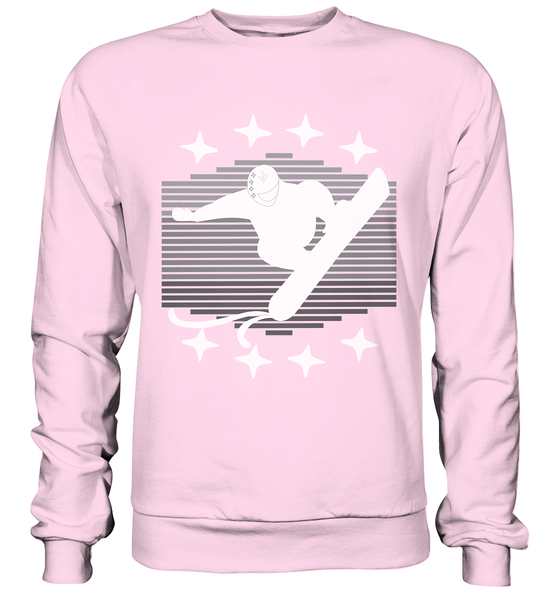 Snowboarder, Apres- Ski, Party danach, Piste - Basic Sweatshirt