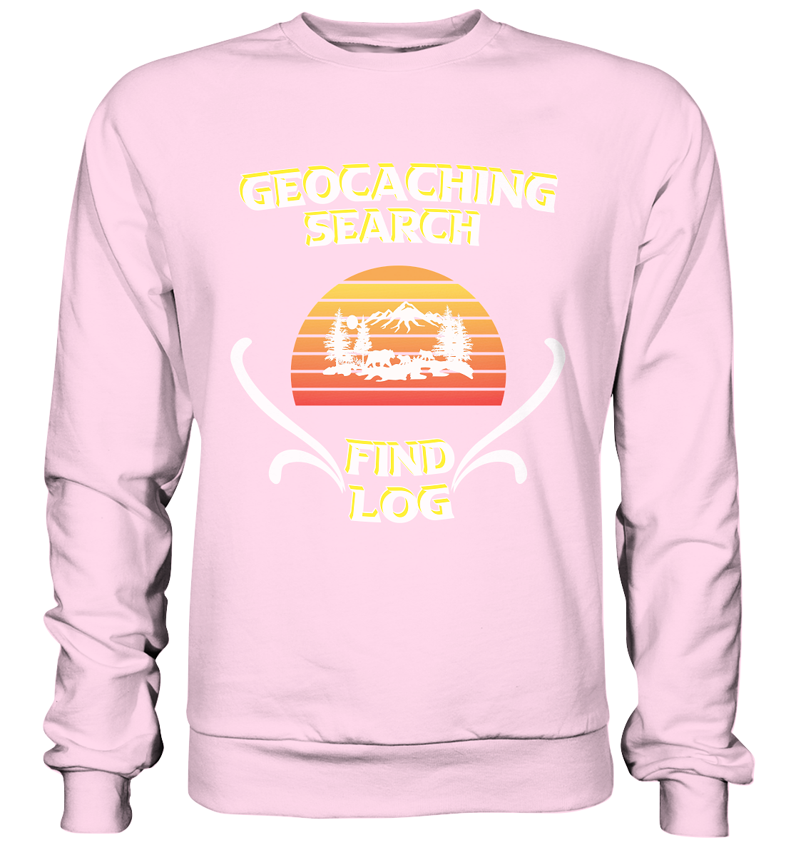 Geocaching, Suchen, Finden und Log, Geocache - Basic Sweatshirt