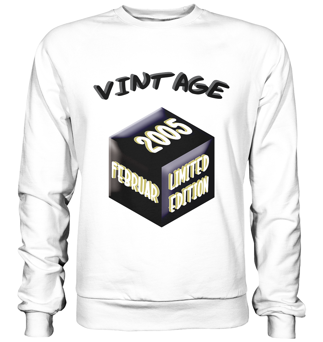 Vintage 2005 FEB Limited Edition, Geschenk zum 18 - Basic Sweatshirt