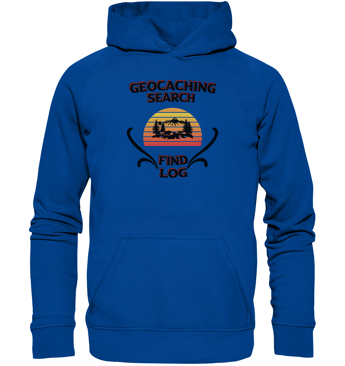 Geocaching, Suchen, Finden und Log, Geocaches - Basic Unisex Hoodie