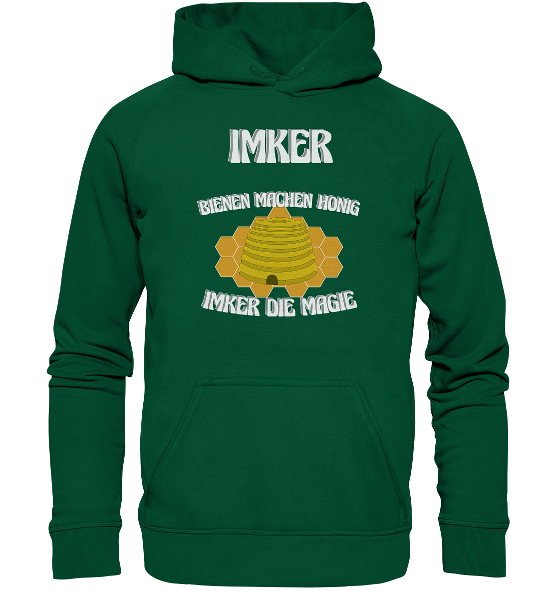 Imker, Bienen, Honig - Eine Magie, Imkerei, Wunder - Basic Unisex Hoodie