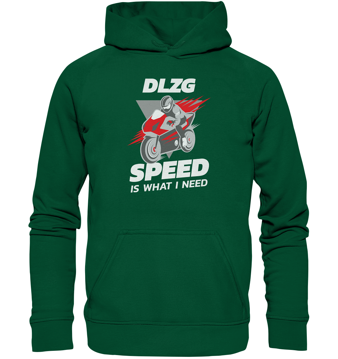 DLzG: Spaß und Action mit Speed- Basic Unisex Hoodie