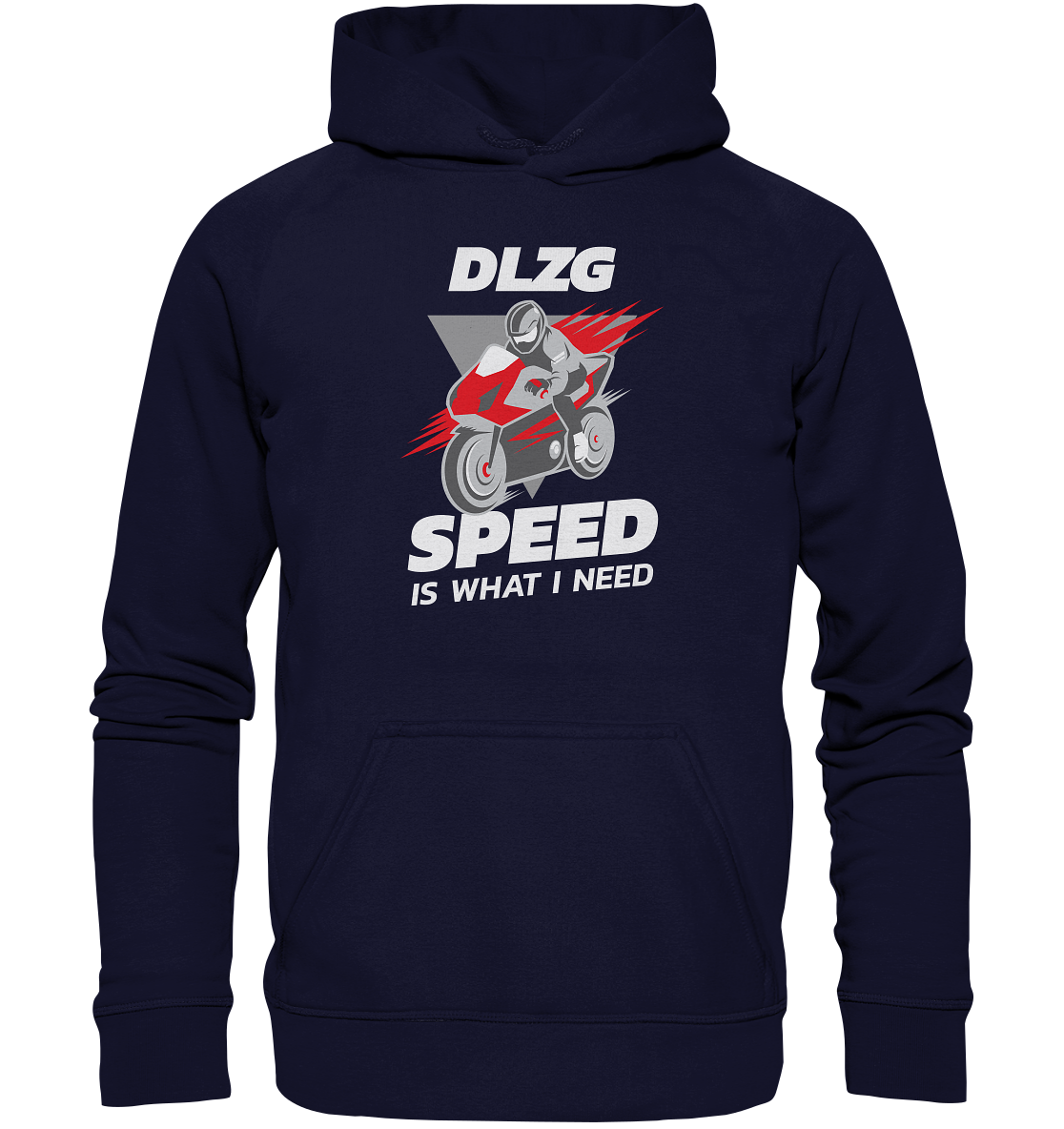 DLzG: Spaß und Action mit Speed- Basic Unisex Hoodie