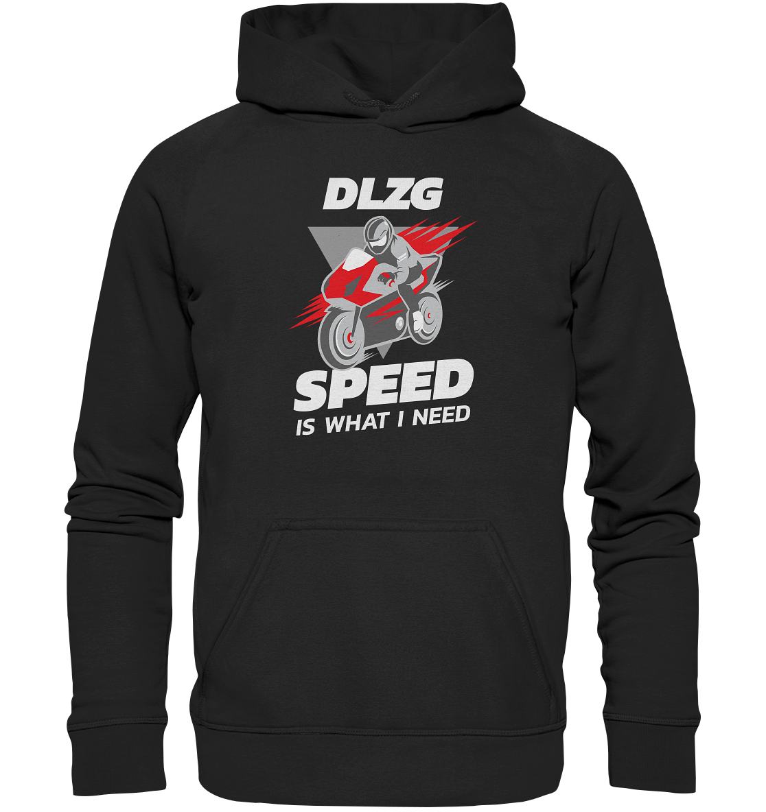 DLzG: Spaß und Action mit Speed- Basic Unisex Hoodie