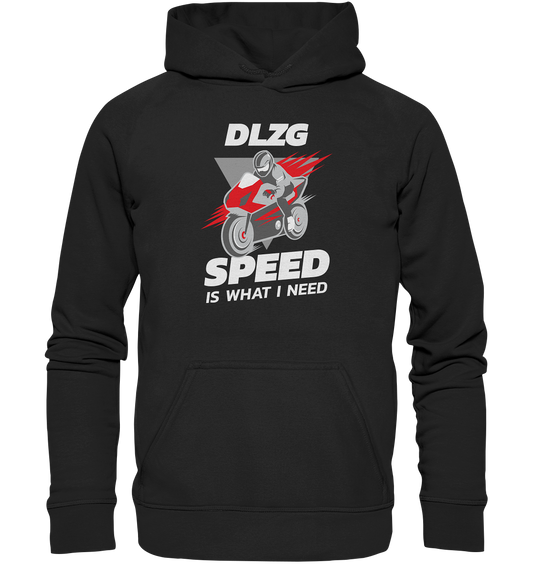 DLzG: Spaß und Action mit Speed- Basic Unisex Hoodie