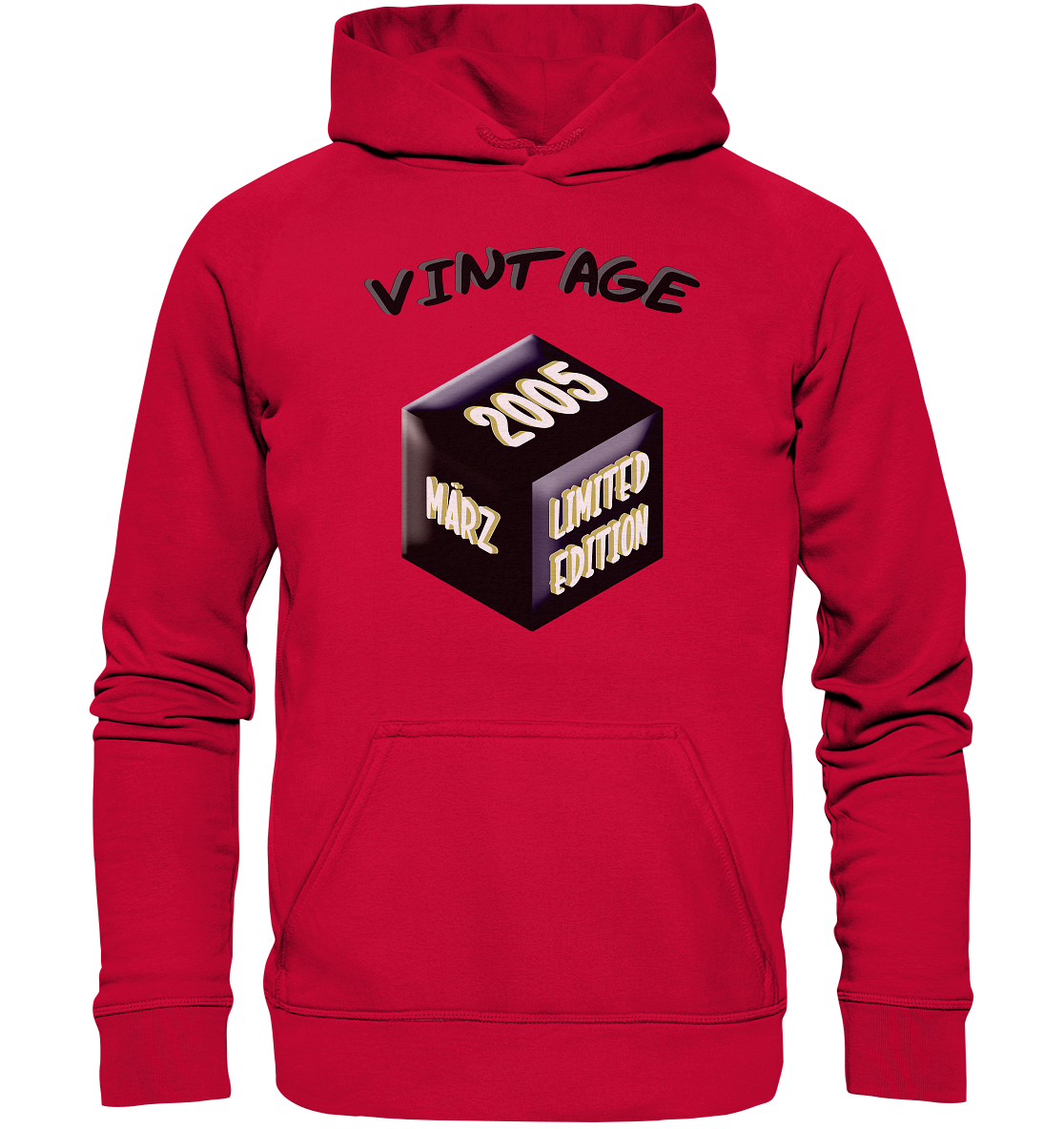 Vintage 2005 MÄRZ Limited Edition, Geschenk zum 18  - Basic Unisex Hoodie