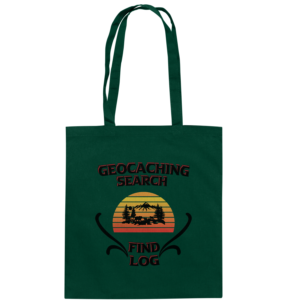 Geocaching, Suchen, Finden und Log, Geocaches - Baumwolltasche