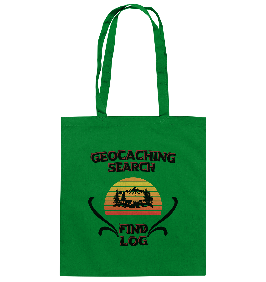 Geocaching, Suchen, Finden und Log, Geocaches - Baumwolltasche