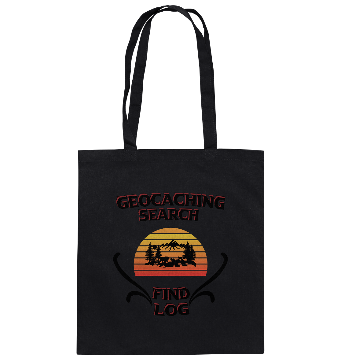 Geocaching, Suchen, Finden und Log, Geocaches - Baumwolltasche