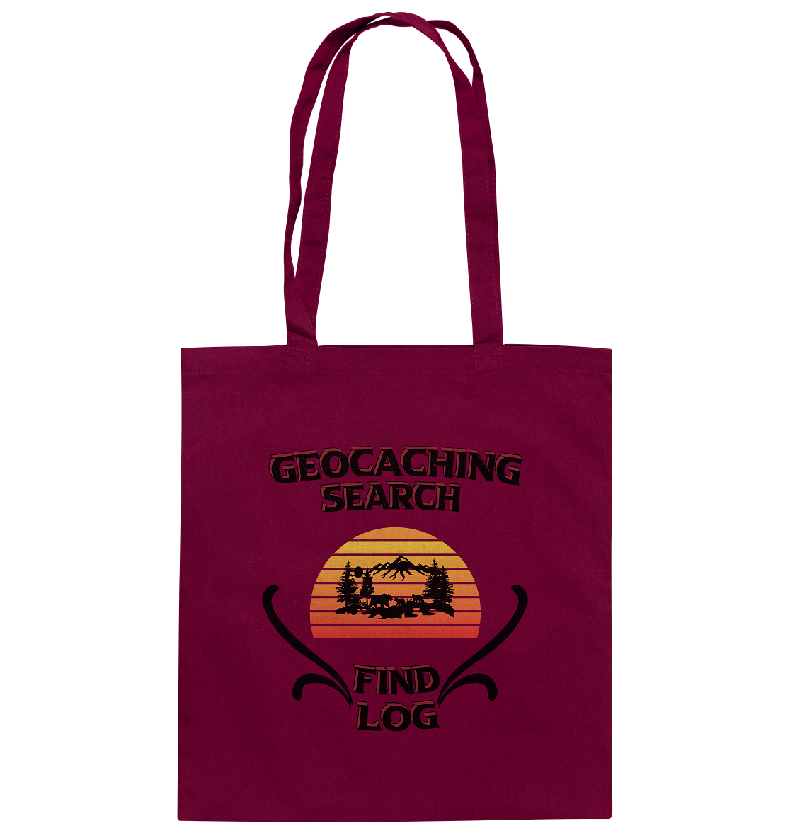 Geocaching, Suchen, Finden und Log, Geocaches - Baumwolltasche