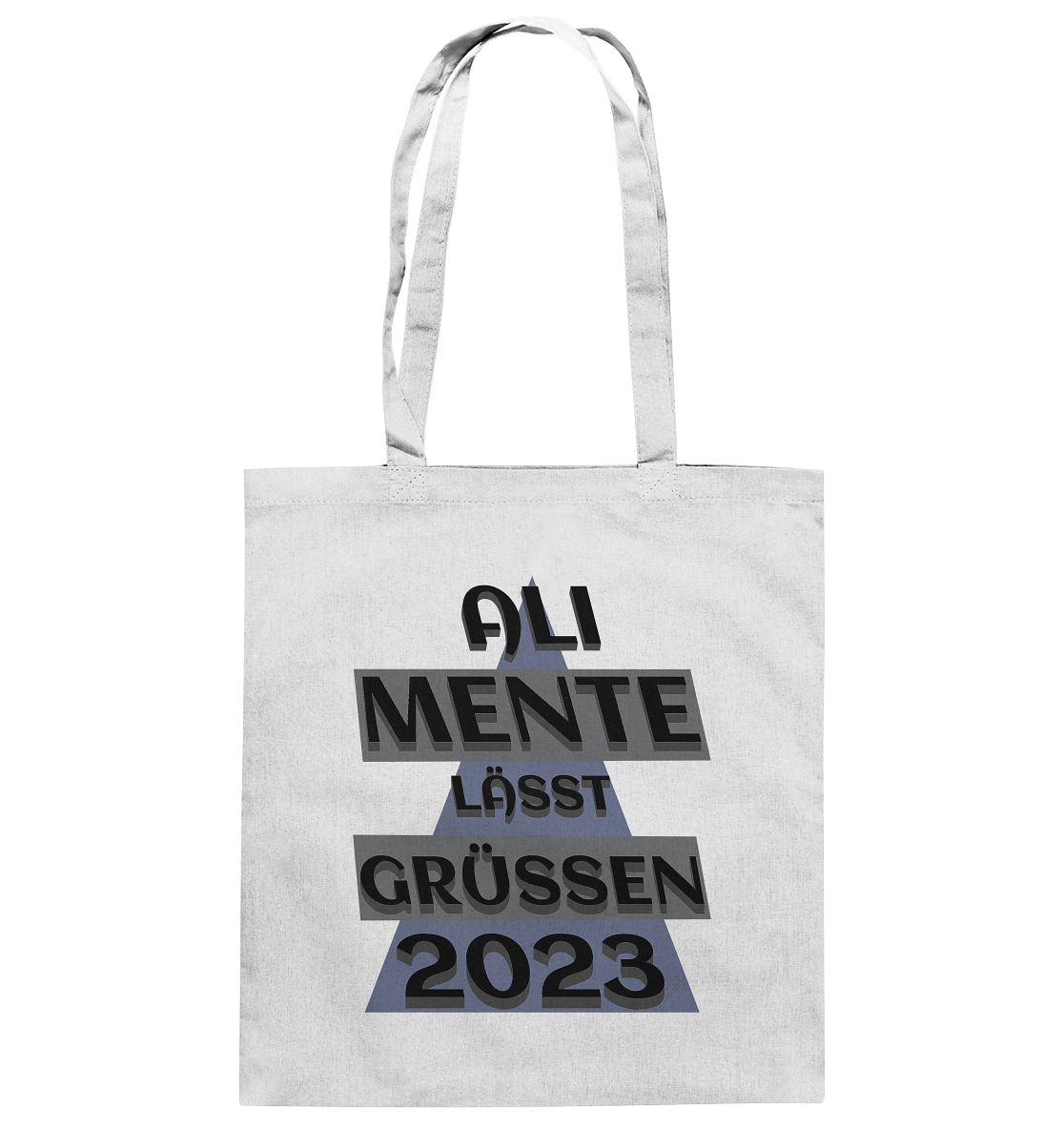 Ali Mente grüßt Euch, 2023, schwarzer Humor - Baumwolltasche