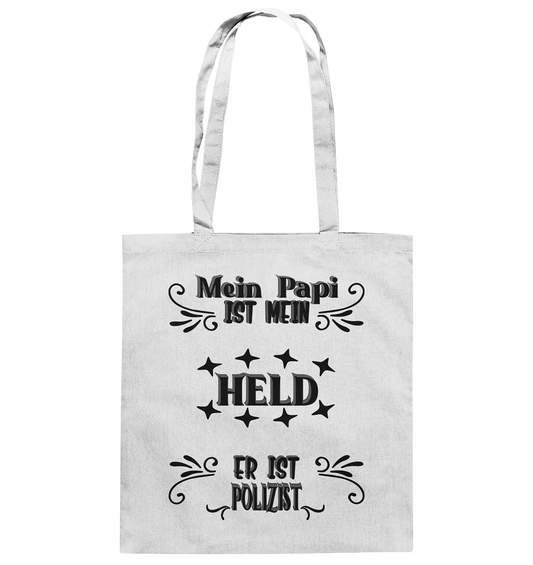 DAS PAPA PROJEKT-MEIN HELD-POLIZIST- Baumwolltasche