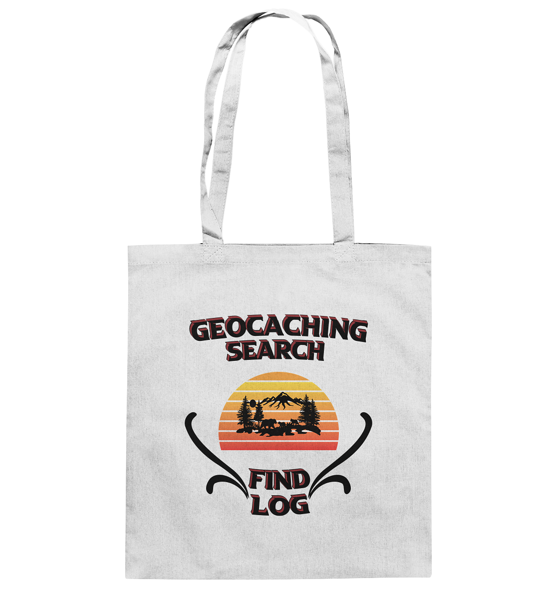 Geocaching, Suchen, Finden und Log, Geocaches - Baumwolltasche