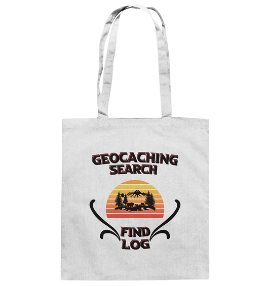 Geocaching, Suchen, Finden und Log, Geocaches - Baumwolltasche