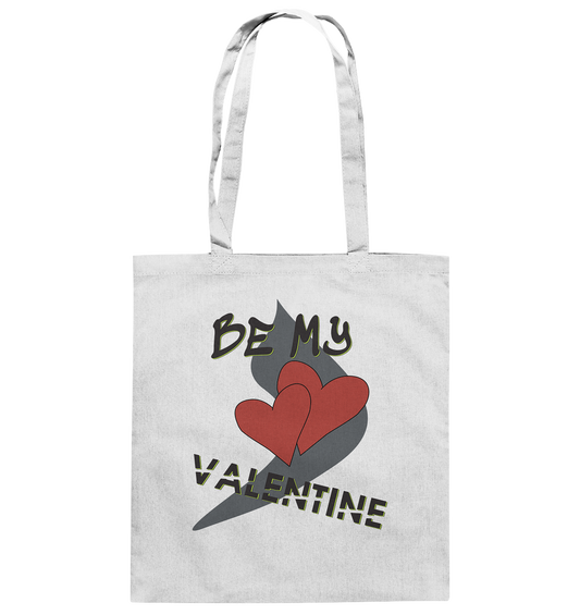 Be my Valentine, Valentinstag, 14. Februar - Baumwolltasche