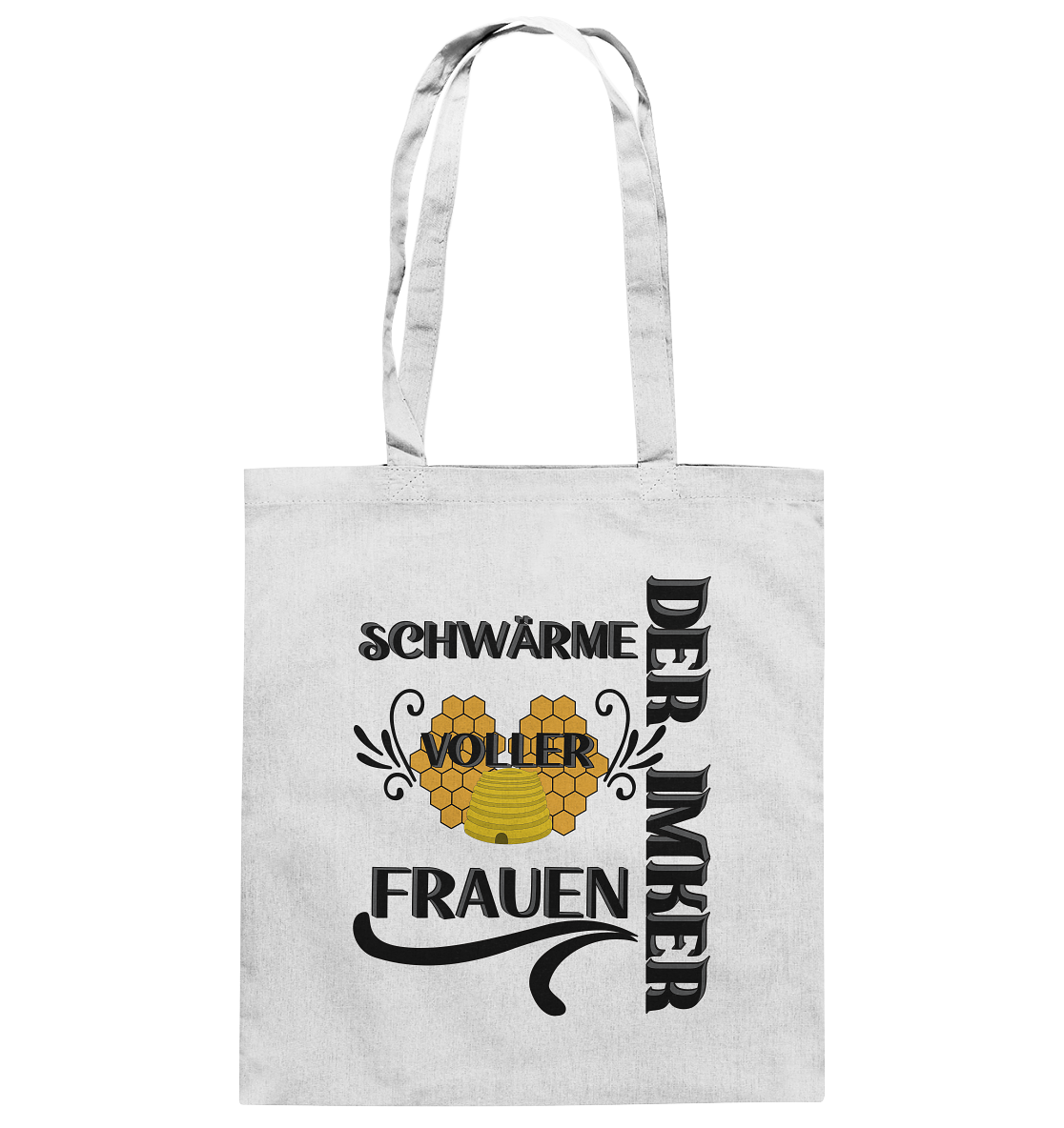 Der Imker, schwärme voller Frauen, Imkerei, Helden, schwarzes Design - Baumwolltasche