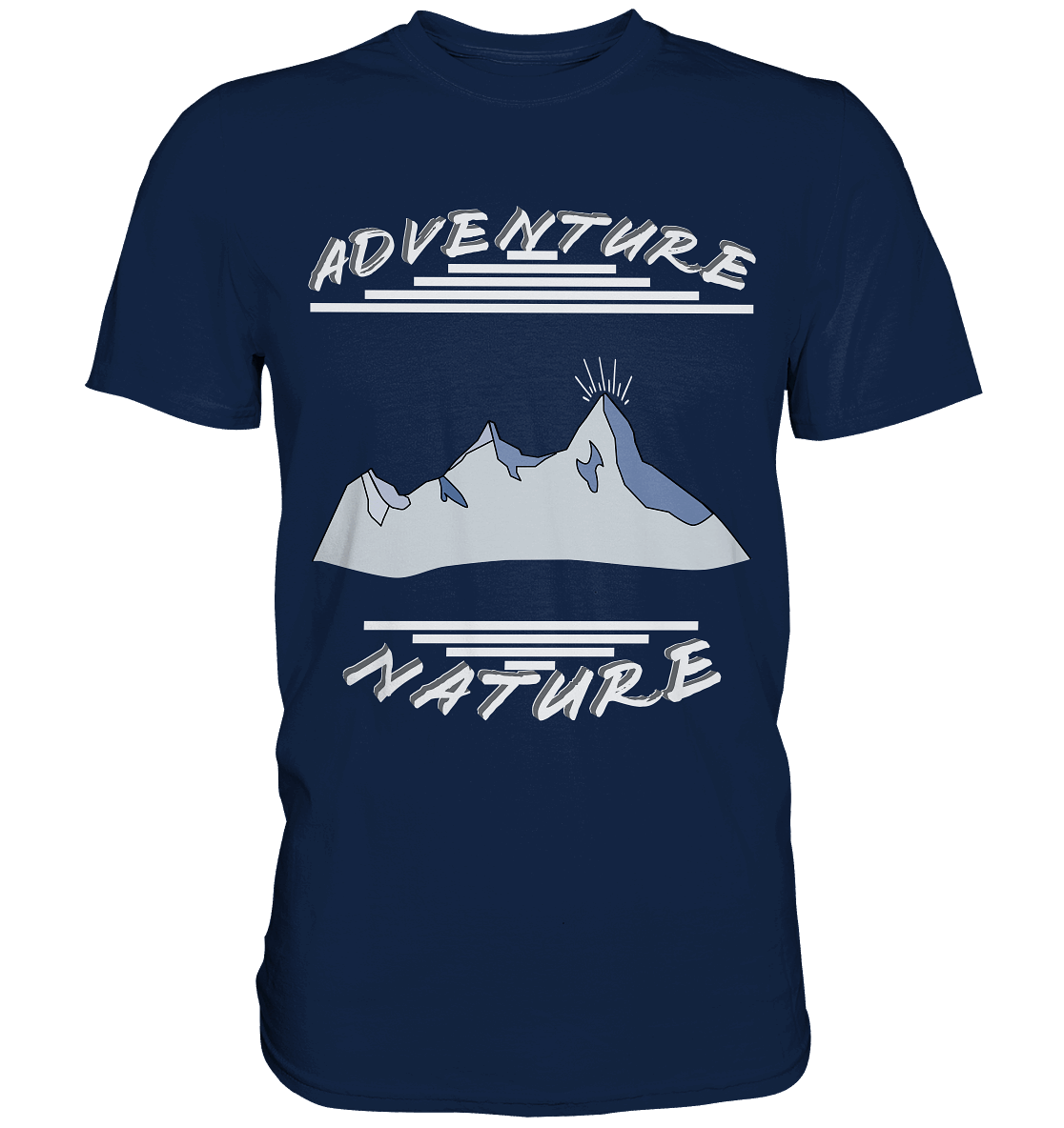 Adventure Nature, Abenteuer Natur, Camping, Geocaching - Classic Shirt