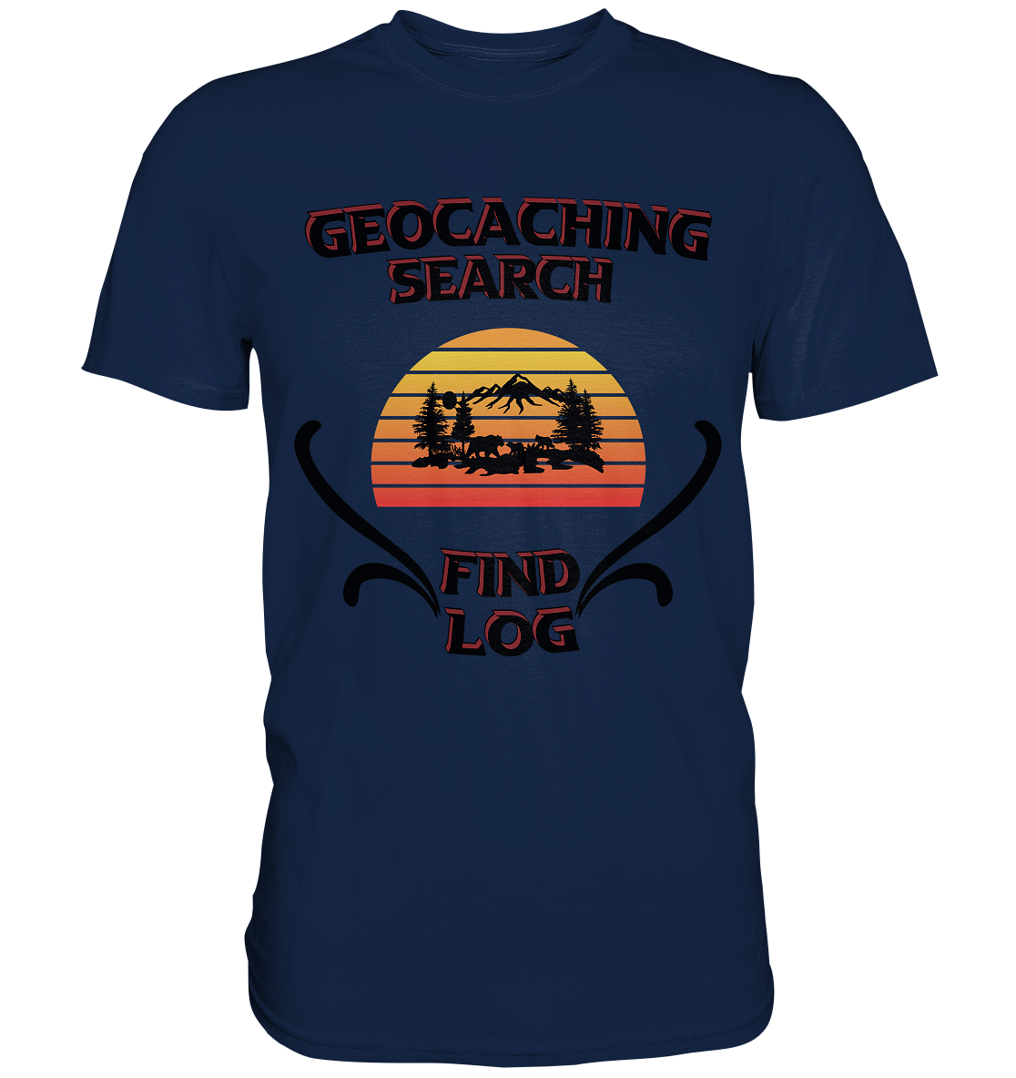 Geocaching, Suchen, Finden und Log, Geocaches - Classic Shirt