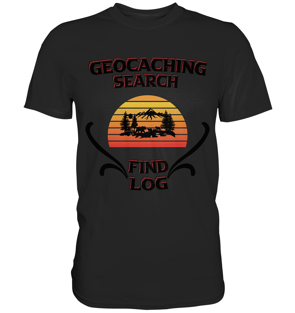 Geocaching, Suchen, Finden und Log, Geocaches - Classic Shirt