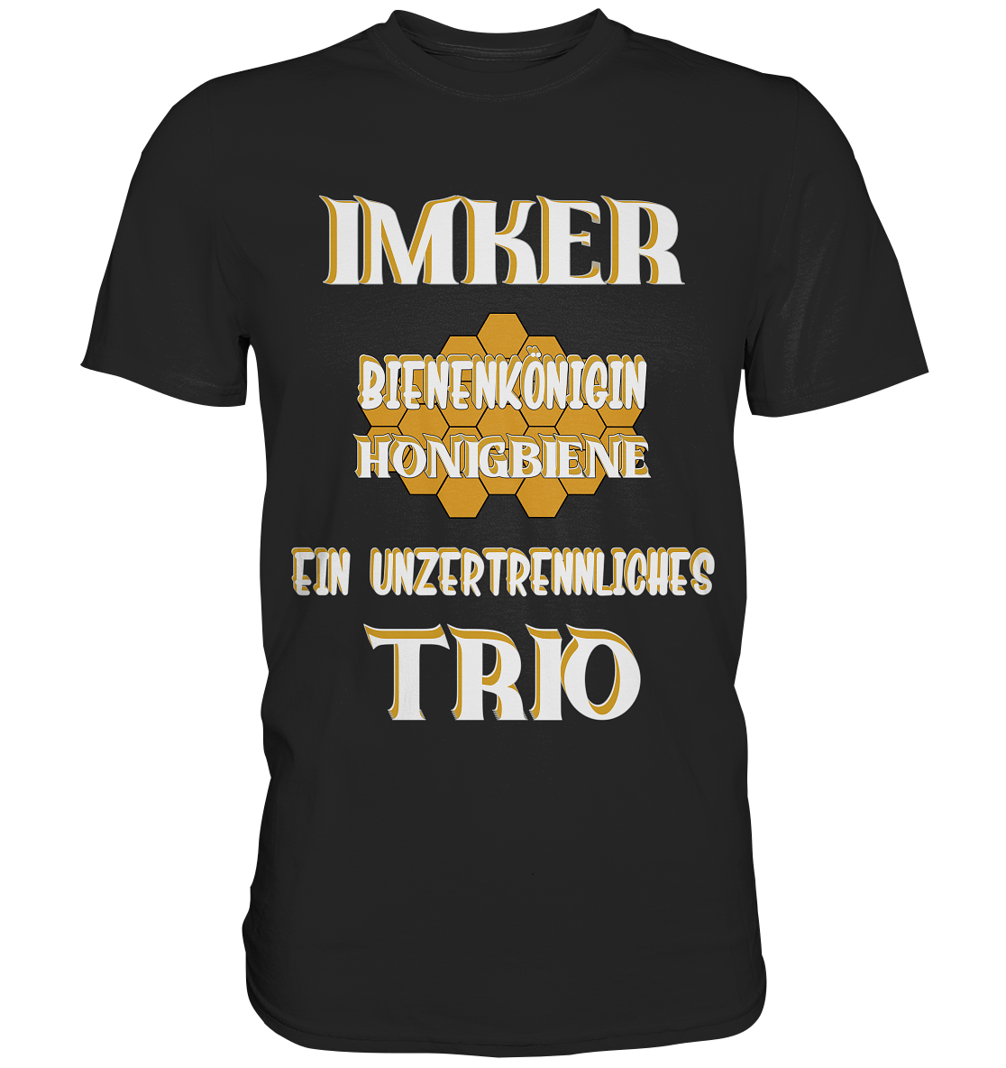 Imker- Bienenkönigin und Honigbiene, einTeam, Pfleger und Schützer von Bienen - Classic Shirt