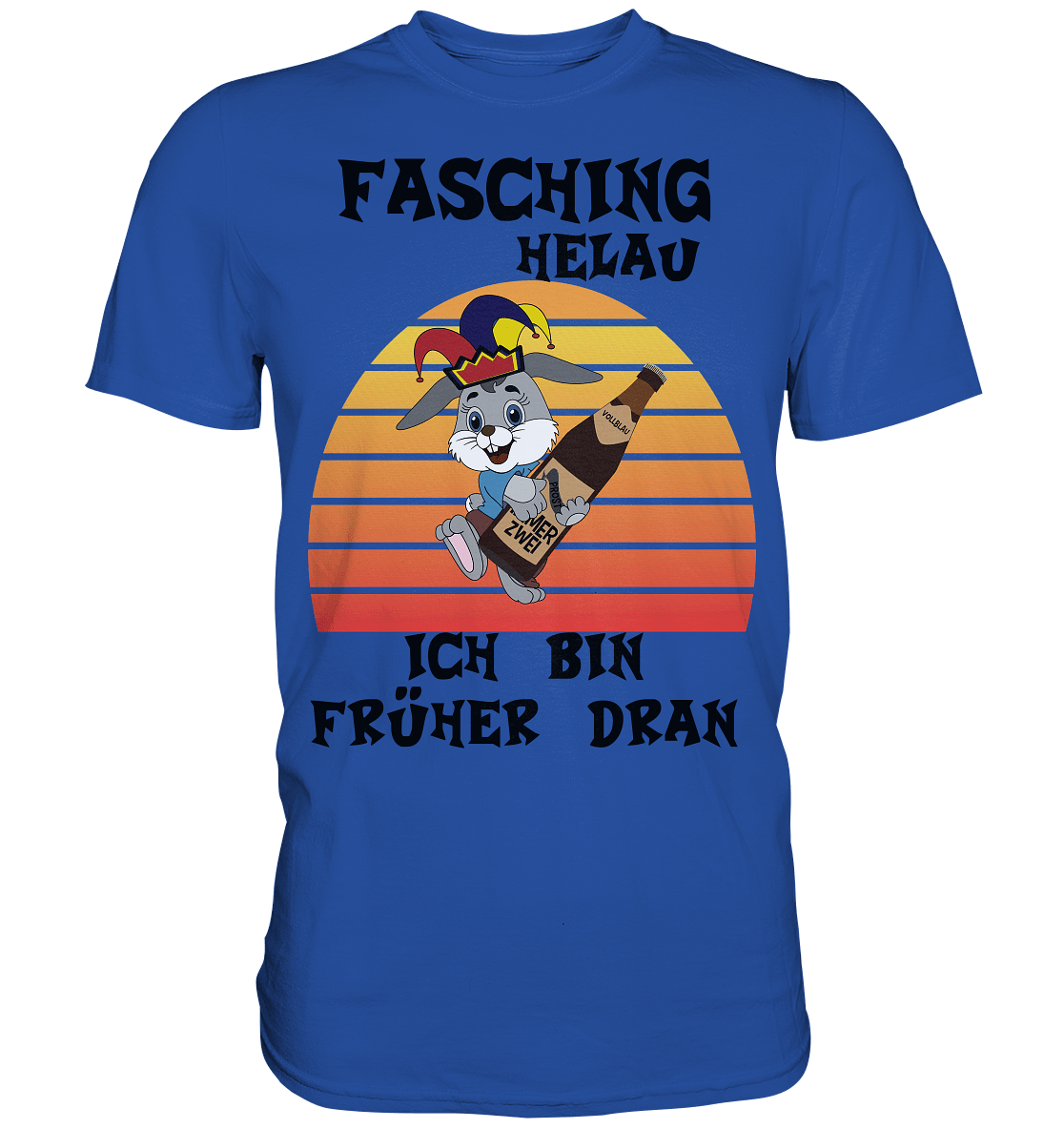 Fasching Helau, Osterhase feiert Karneval, Helau - Classic Shirt