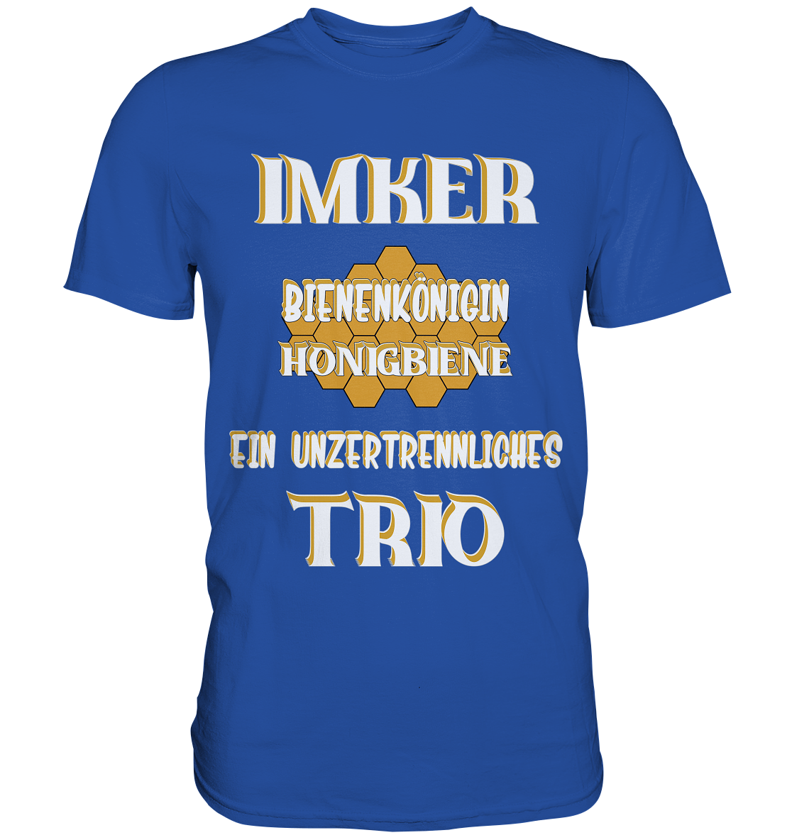 Imker- Bienenkönigin und Honigbiene, einTeam, Pfleger und Schützer von Bienen - Classic Shirt