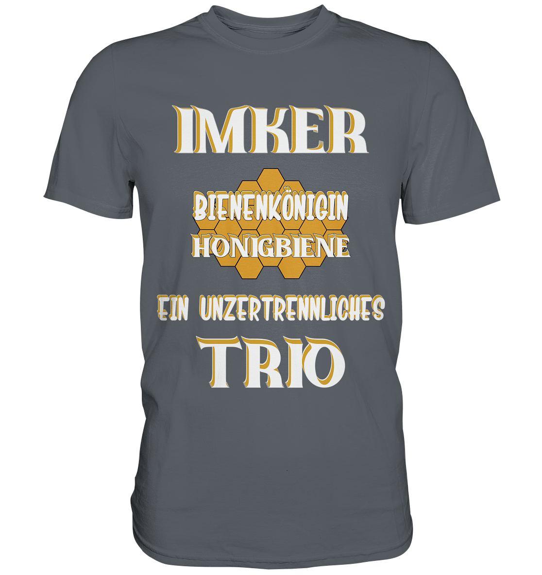 Imker- Bienenkönigin und Honigbiene, einTeam, Pfleger und Schützer von Bienen - Classic Shirt