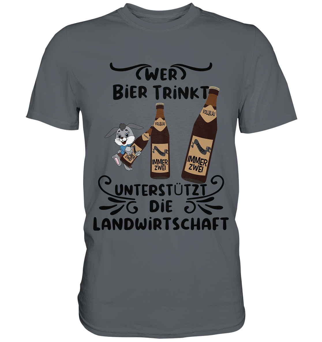 Wer Bier trinkt, Landwirtschaft unterstützen, Party - Classic Shirt