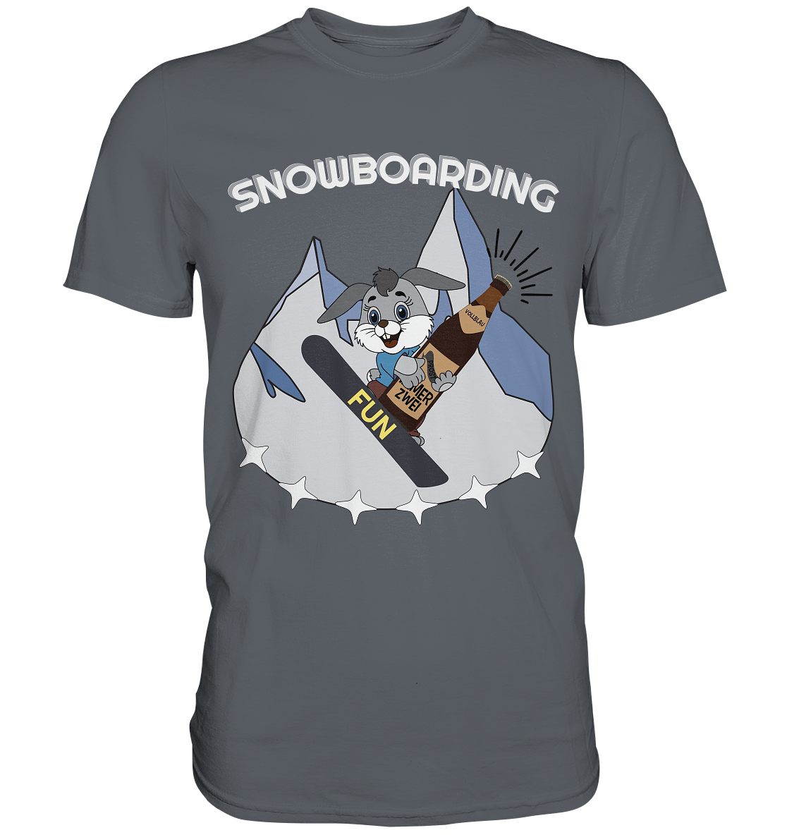 Snowboarder, Apres- Ski, Party danach, Piste, Helles Design - Classic Shirt