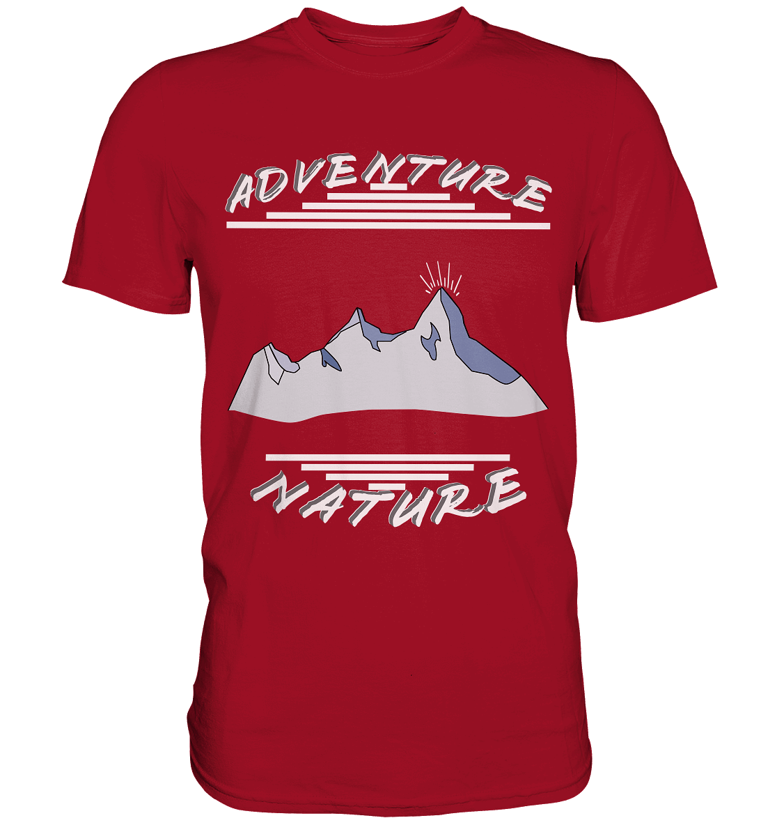 Adventure Nature, Abenteuer Natur, Camping, Geocaching - Classic Shirt