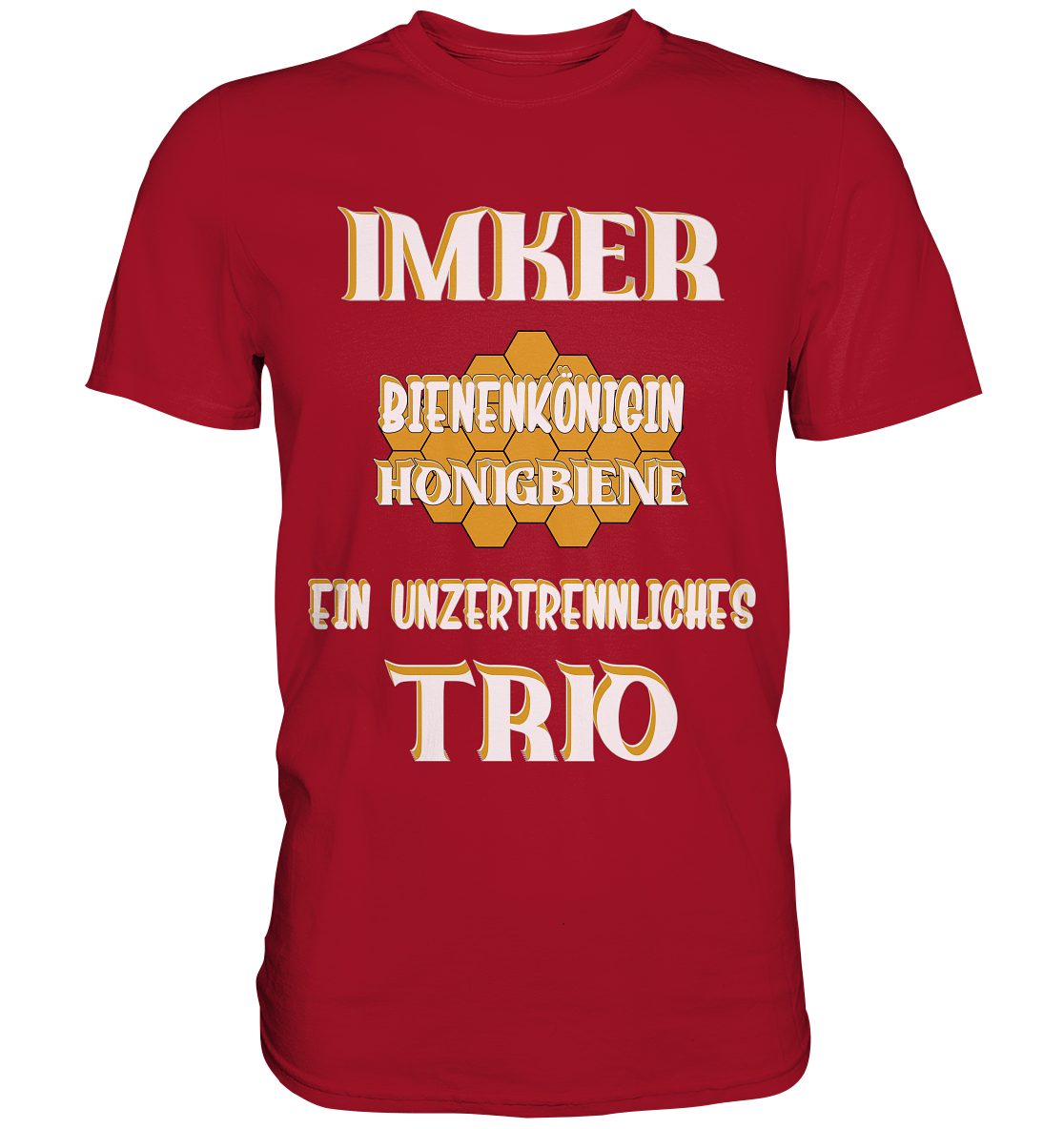 Imker- Bienenkönigin und Honigbiene, einTeam, Pfleger und Schützer von Bienen - Classic Shirt