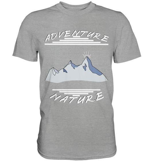 Adventure Nature, Abenteuer Natur, Camping, Geocaching - Classic Shirt