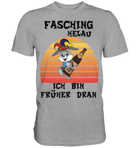 Fasching Helau, Osterhase feiert Karneval, Helau - Classic Shirt