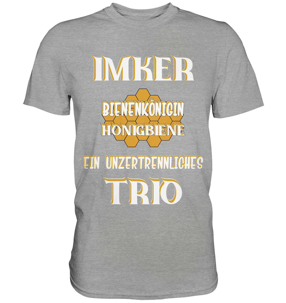 Imker- Bienenkönigin und Honigbiene, einTeam, Pfleger und Schützer von Bienen - Classic Shirt