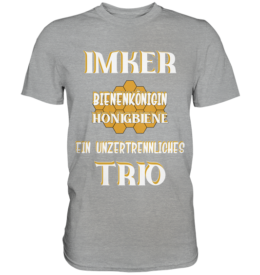 Imker- Bienenkönigin und Honigbiene, einTeam, Pfleger und Schützer von Bienen - Classic Shirt