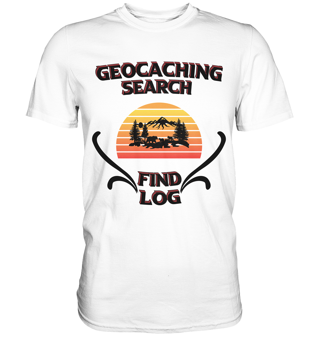 Geocaching, Suchen, Finden und Log, Geocaches - Classic Shirt