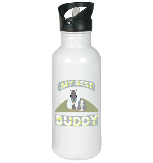 Best Buddy, Beste Freunde - Edelstahl-Trinkflasche