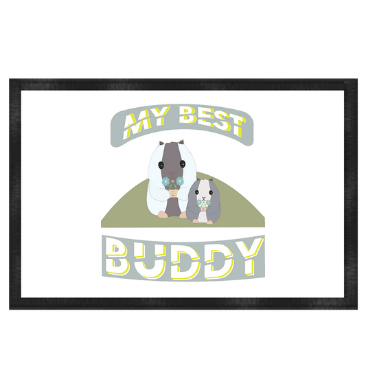 Best Buddy, Beste Freunde - Fußmatte 60x40cm