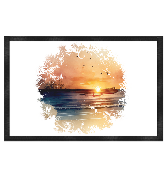 Sunset- "Endless Summer" Sommer und gute Laune in deinem Kleiderschrank - Fußmatte 60x40cm