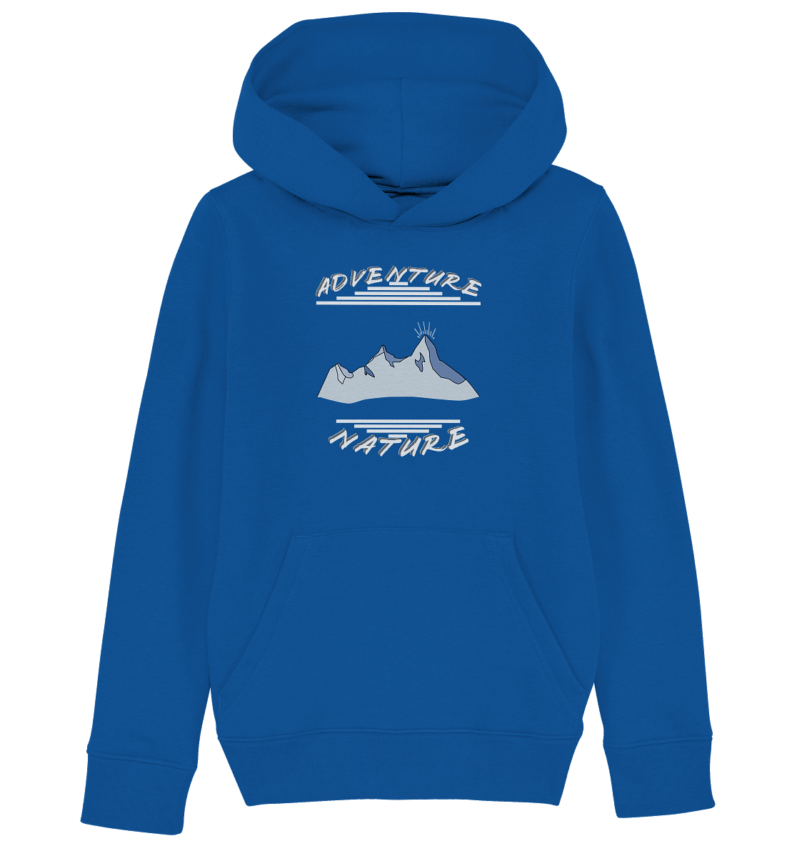 Adventure Nature, Abenteuer Natur, Camping, Geocaching - Kids Organic Hoodie