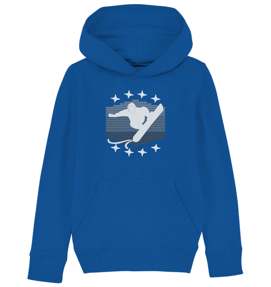 Snowboarder, Apres- Ski, Party danach, Piste - Kids Organic Hoodie