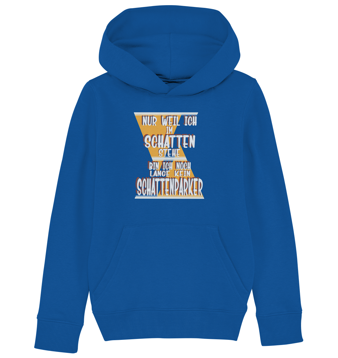 Schattenparker, mein Statement, Helles Design - Kids Organic Hoodie