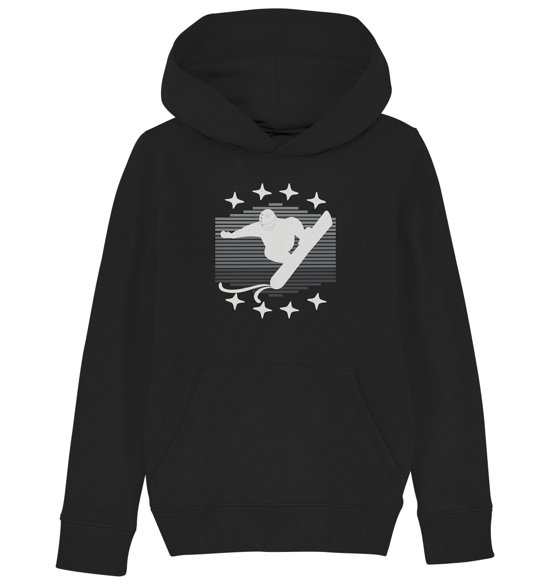 Snowboarder, Apres- Ski, Party danach, Piste - Kids Organic Hoodie